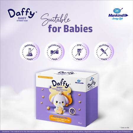 Daffy Baby Ph 5.5 Cleansing & Moisturizing Bathing Bar 75Gm