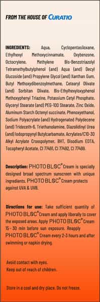 Photo Bloc | Spf 50+| Cream 50 Gm