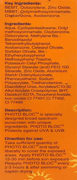 Photo Bloc | Spf 50+| Cream 50 Gm