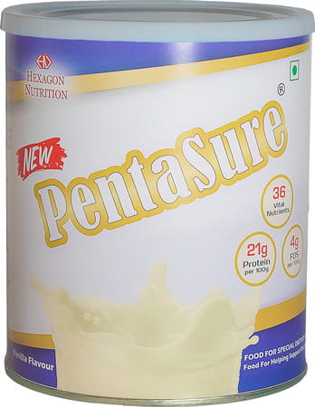 Pentasure Vanilla Nutrition Supplement Tin Of 400 G