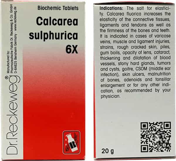 Calcarea Sulphurica 6X 20Gm