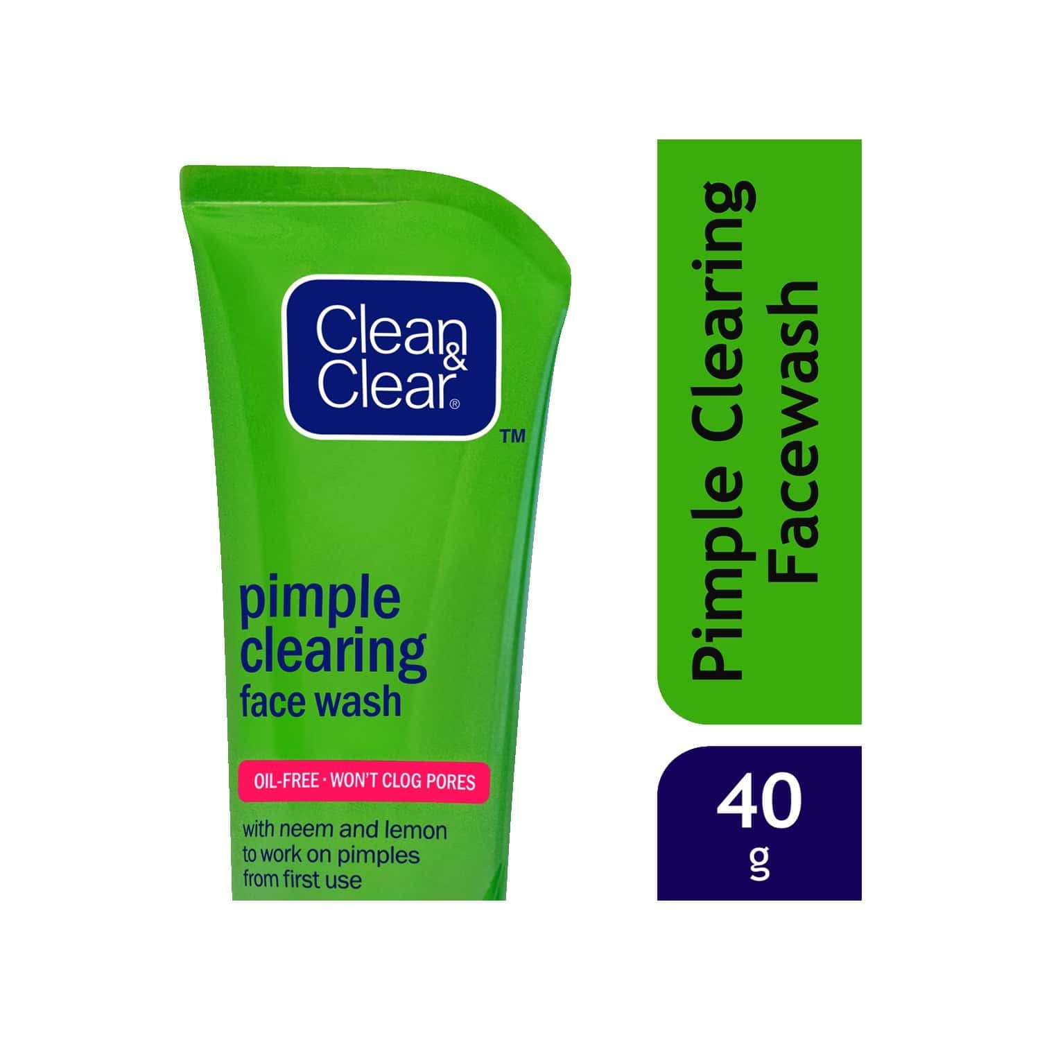 Buy Clean & Clear Pimple Clearing Face Wash Tube Of 80 G Online & Get