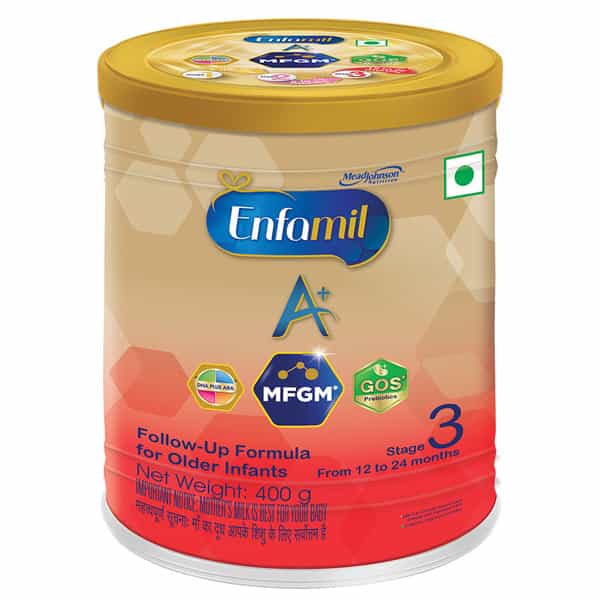 Enfamil A+ Stage 3 Follow-Up Infant Formula (12 To 24 Months) Tin Of 400 G