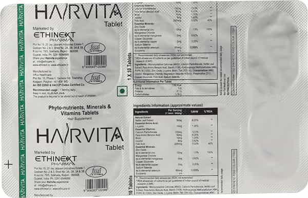 Hairvita Strip Of 10 Tablets