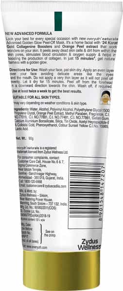 Ever Yuth Golden Glow Peel Face Mask 90G