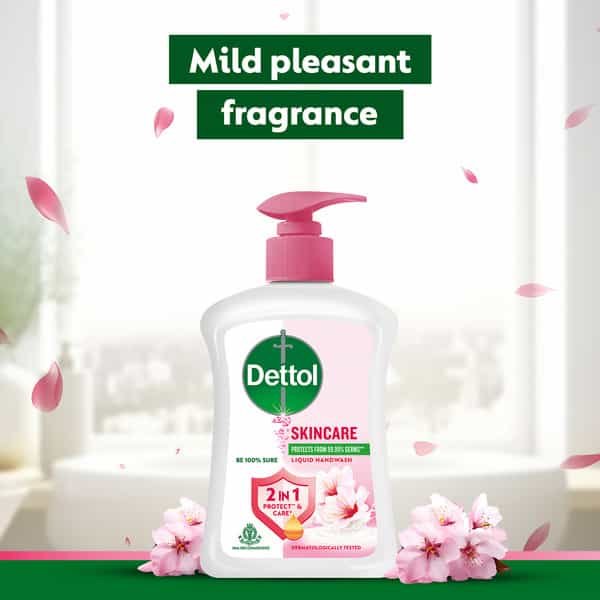 Dettol Liquid Handwash Bottle | Skincare Hand Wash | 200Ml
