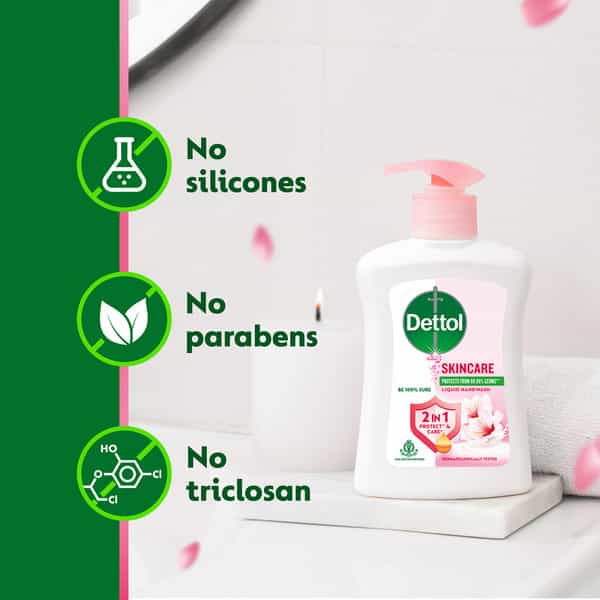Dettol Liquid Handwash Bottle | Skincare Hand Wash | 200Ml