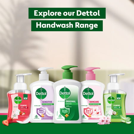 Dettol Liquid Handwash Bottle | Skincare Hand Wash | 200ml