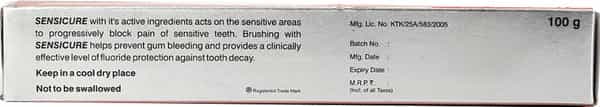 Sensicure Dental Cream 100Gm