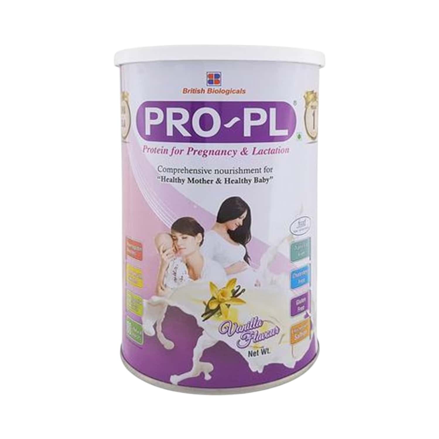 Pro Pl Protein Powder For Pregnancy & Lactation | Vanilla Flavour | Tin 200 Gm