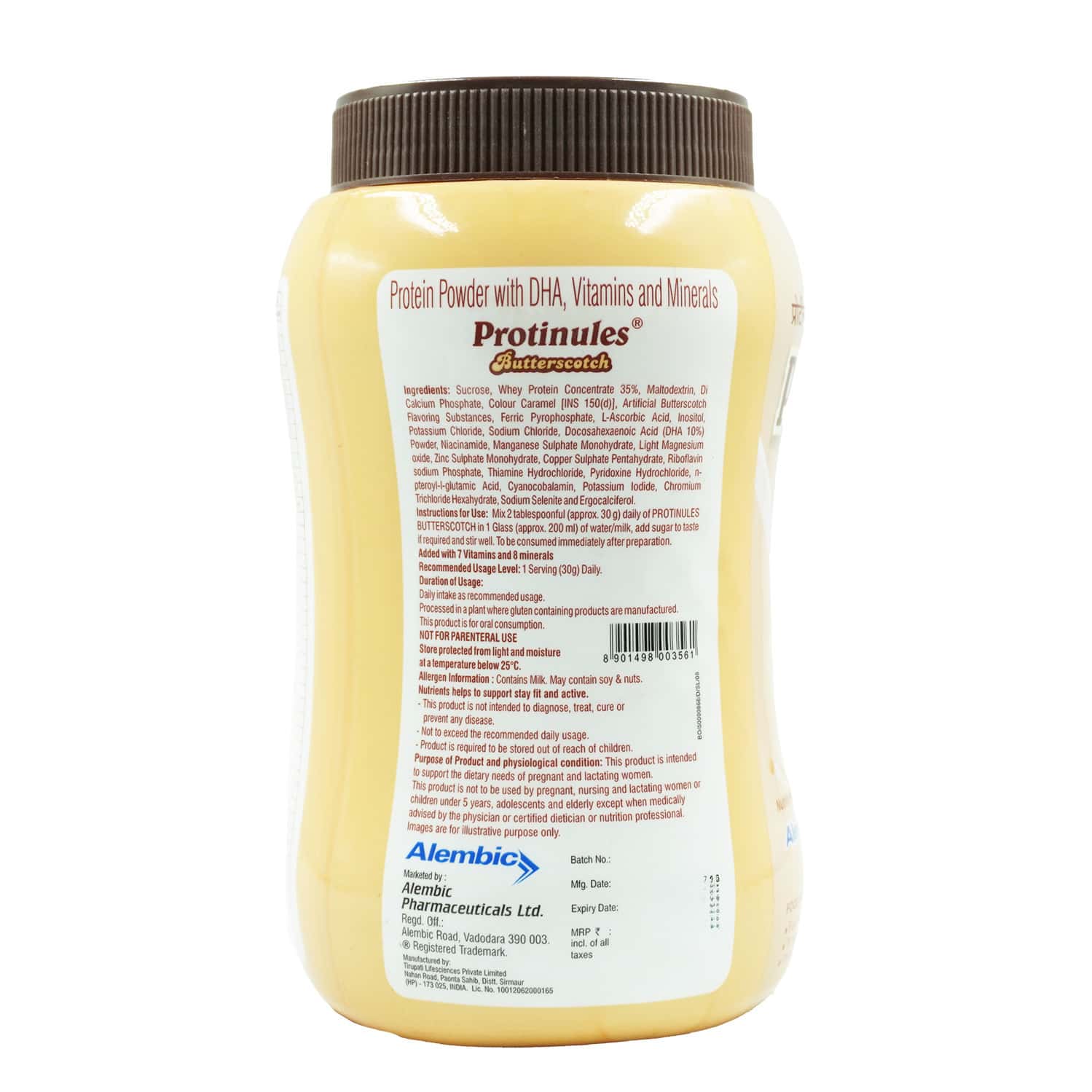 PROTINULES BUTTERSCOTH FLAVOUR NUTRITIONAL POWDER 200 GM