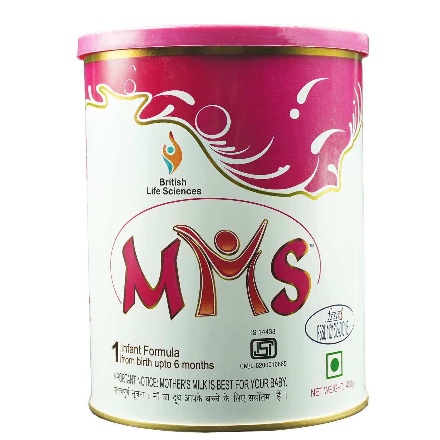 Mms Stage 1 Infant Formula Powder - 400gm Tin