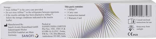 Allstar Reusable Insulin Delivery Device Pen 1 Unit