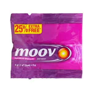 Moov Pain Relief Specialist Ointment 4g + 1g (free)