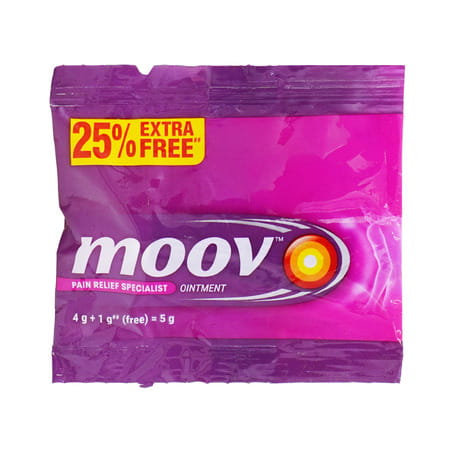 Moov Pain Relief Specialist Ointment 4g + 1g (Free)