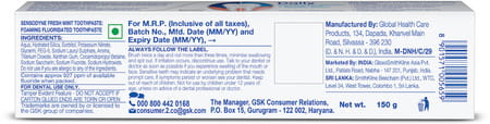 Sensodyne Fresh Mint 150Gm