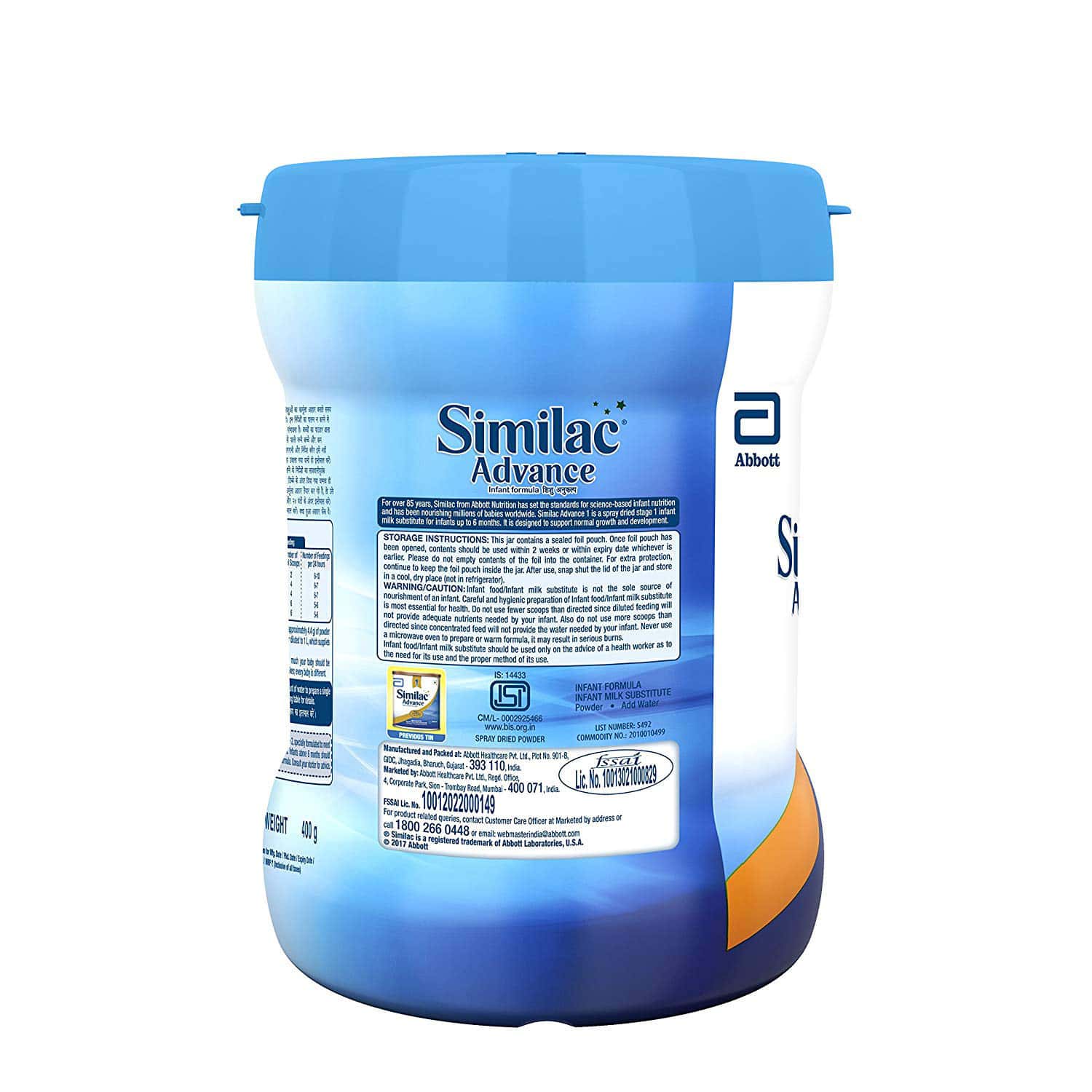 Buy Similac Advance Baby Food Stage 1 Infant Formula (Upto 6 Months
