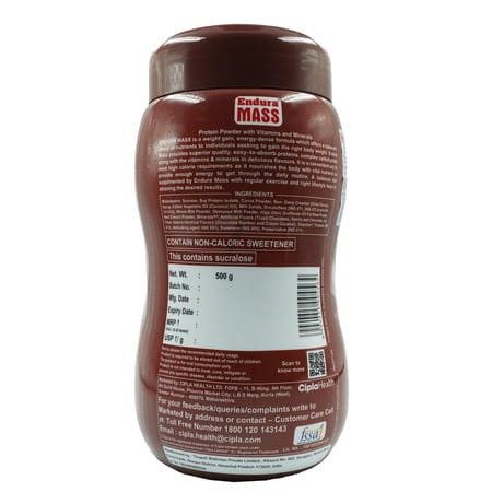 Endura Mass Chocolate Flavour - 500g