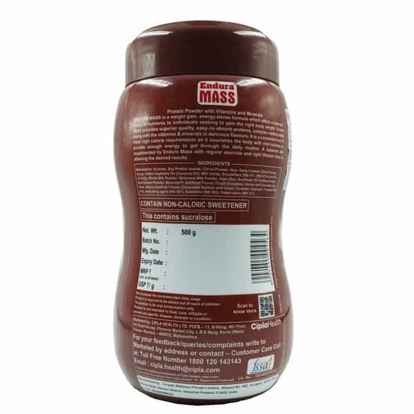 Endura Mass Chocolate Flavour - 500G