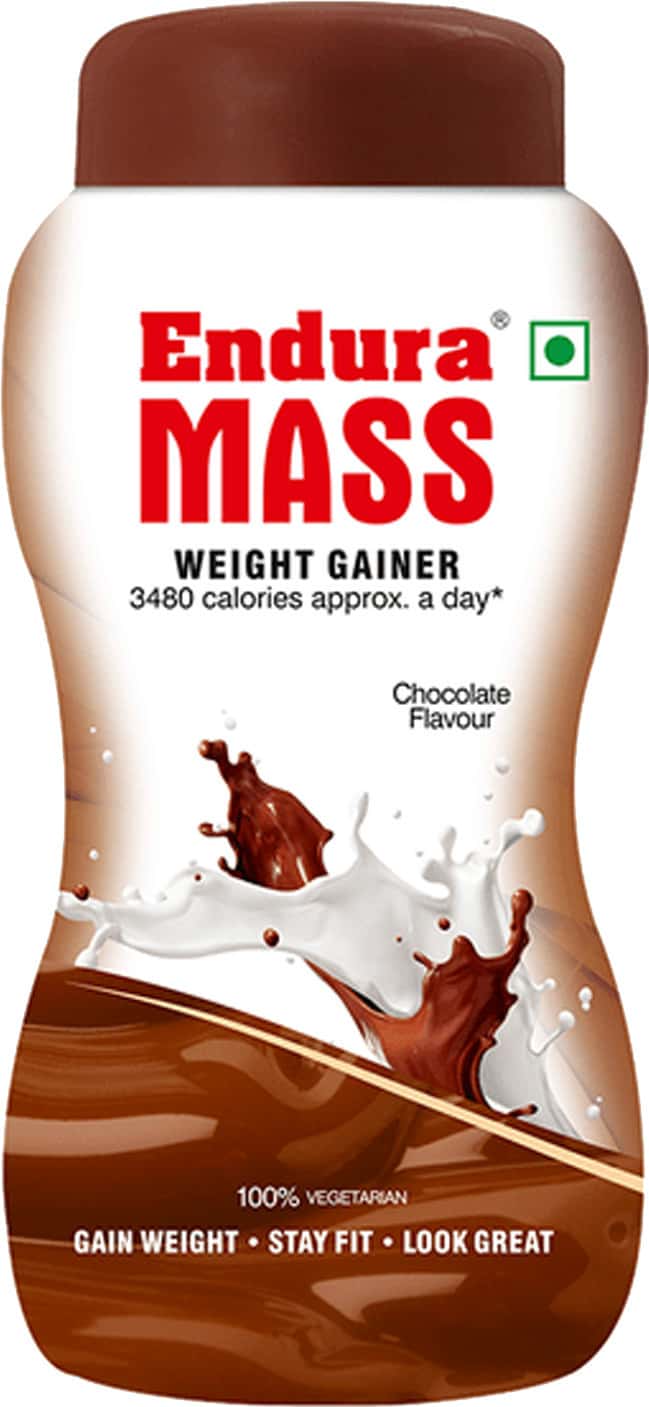 Endura Mass Weight Gainer Chocolate Flavour Jar Of 1kg