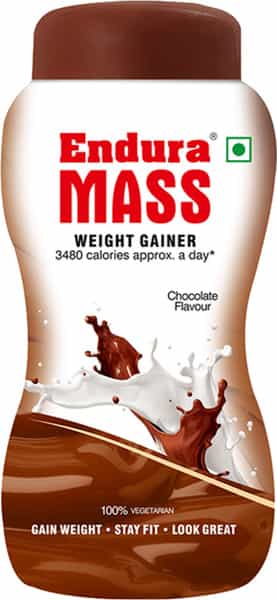 Endura Mass Weight Gainer Chocolate Flavour Jar Of 1Kg