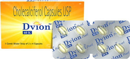 Dvion Pearl 60k Strip Of 4 Capsules