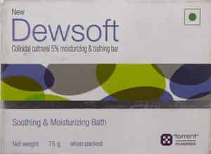 Dewsoft New | Soothing & Moisturizing Bathing Soap| 75 Gm
