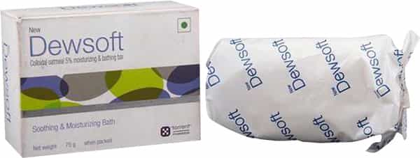 Dewsoft New | Soothing & Moisturizing Bathing Soap| 75 Gm