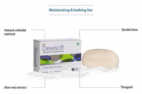 Dewsoft New | Soothing & Moisturizing Bathing Soap| 75 Gm