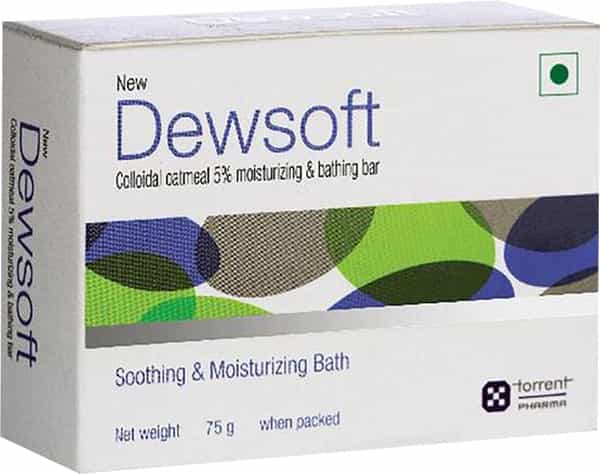 Dewsoft New | Soothing & Moisturizing Bathing Soap| 75 Gm