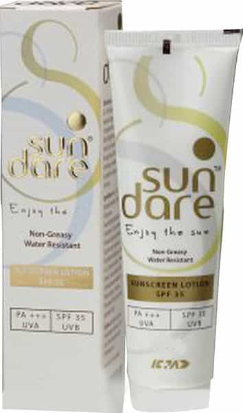 Sundare Sunscreen Lotion 100Gm