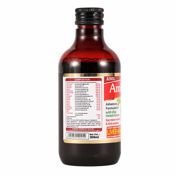 Aimil Amlycure Syrup 200Ml | Liver Health Protector | Metabolism Booster Syrup