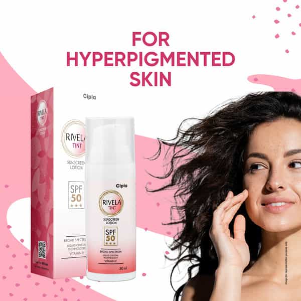 Rivela Tint Spf 50 Sunscreen Lotion 50 Ml