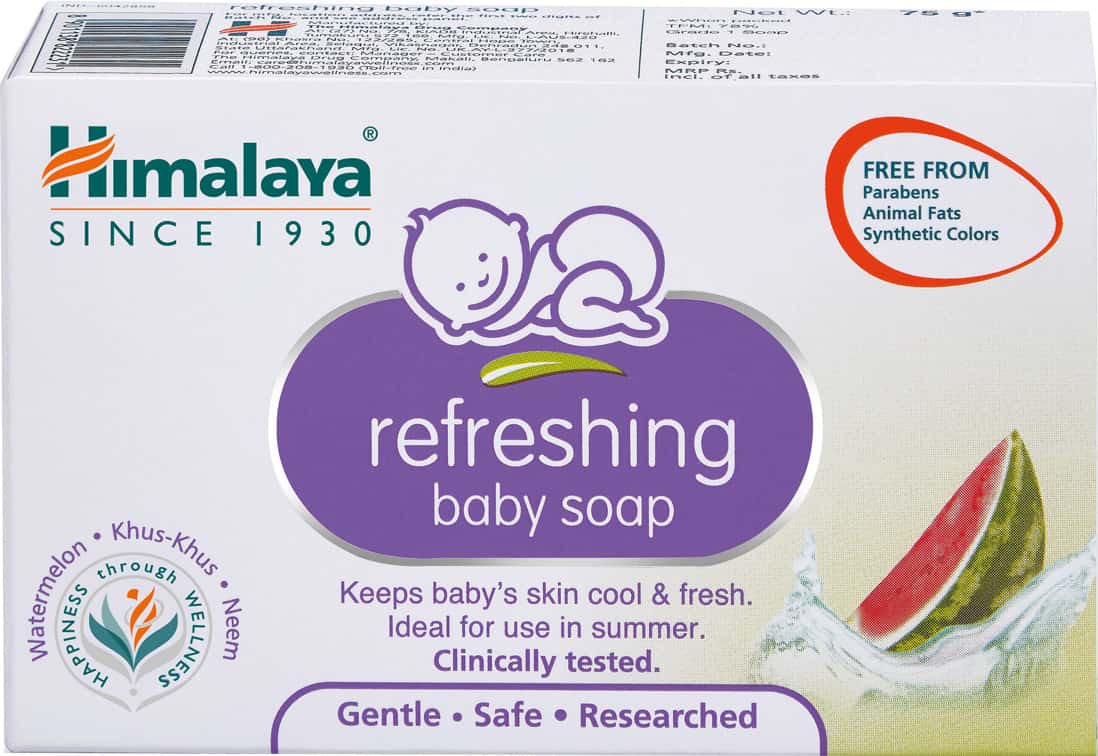 Himalaya Refreshing Baby Soap | Watermelon | 75 Gm