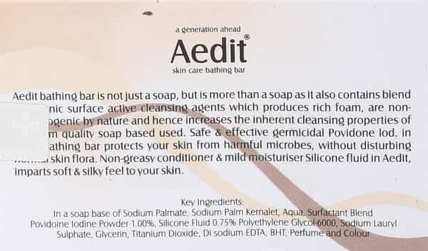 Aedit Skin Care Bathing Soap 75Gm
