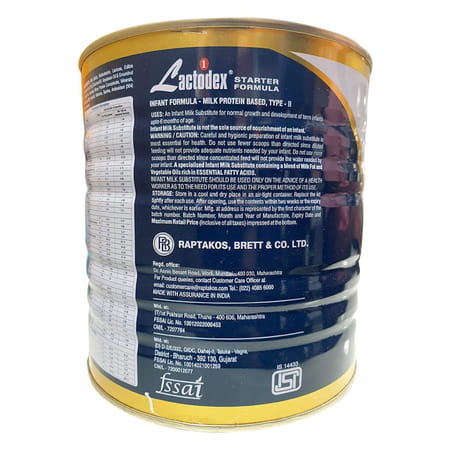 Lactodex 1 Starter Formula Baby Food Tin Of 1 Kg