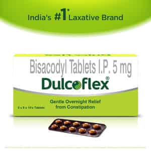Dulcoflex 5mg | Constipation Laxative Bowel Movement Regulator Strip | 10 Tablets