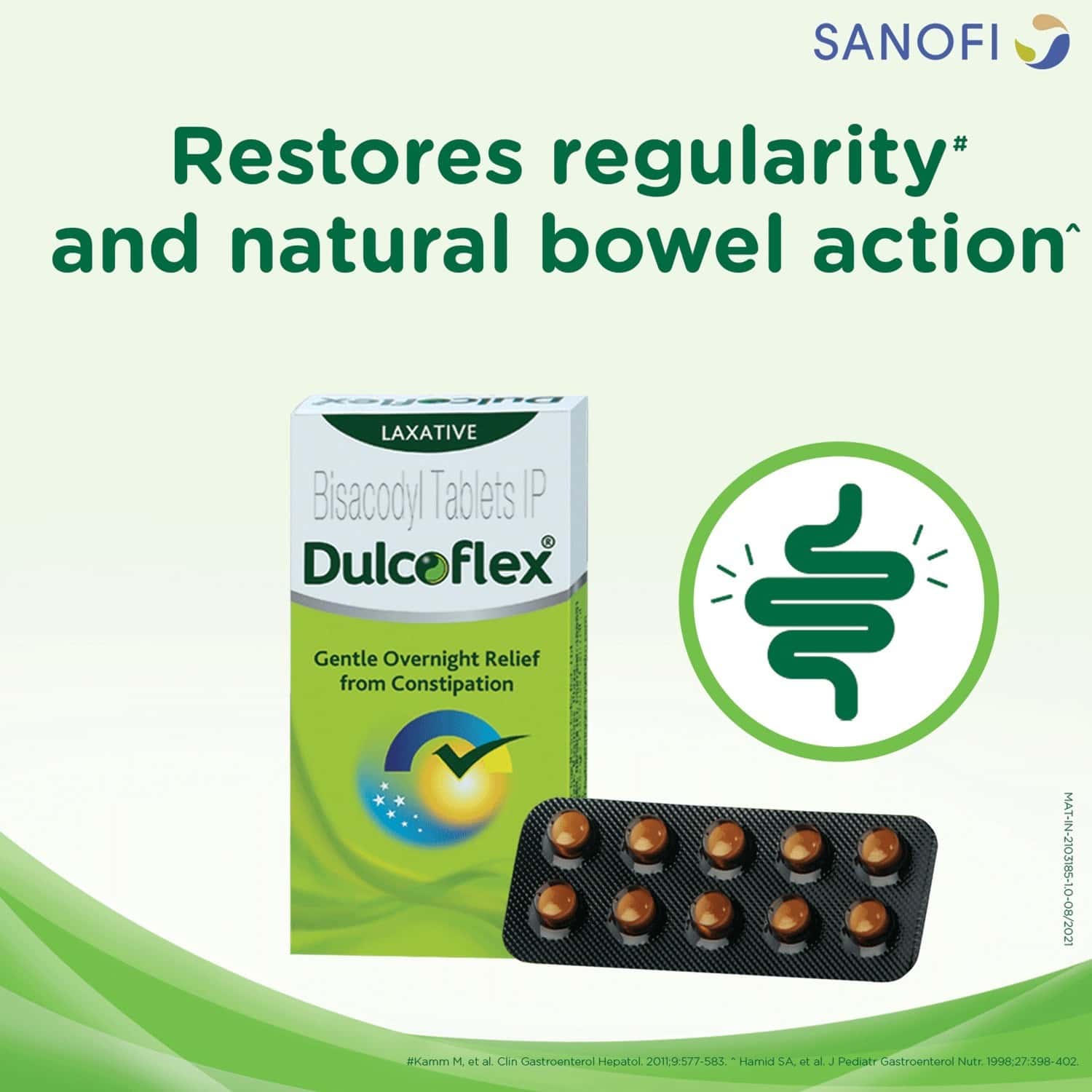 Buy DULCOFLEX 5MG TABLET, CONSTIPATION LAXATIVE, BOWEL MOVEMENT