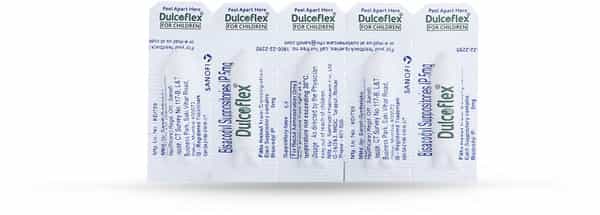 Dulcoflex 5Mg | Suppository For Children | 5 Unit
