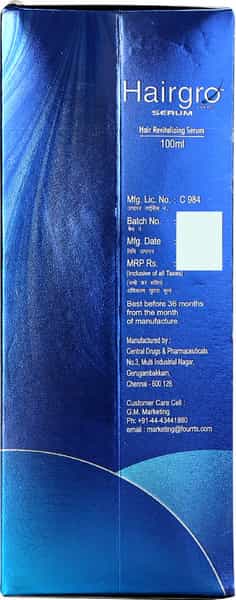 Hairgro Bottle Of 100Ml Serum