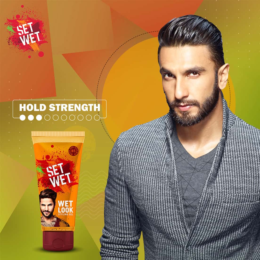 Buy SET WET STYLING HAIR GEL WET LOOK TUBE 100 ML X 2 Online & Get