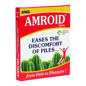 Aimil Amroid Tablet 30s | Eases Constipation & Discomfort Of Piles