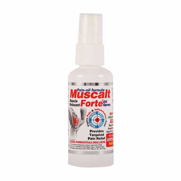 Aimil Muscalt Forte Oil Spray 60 Ml | Relieves Joint & Muscle Pain