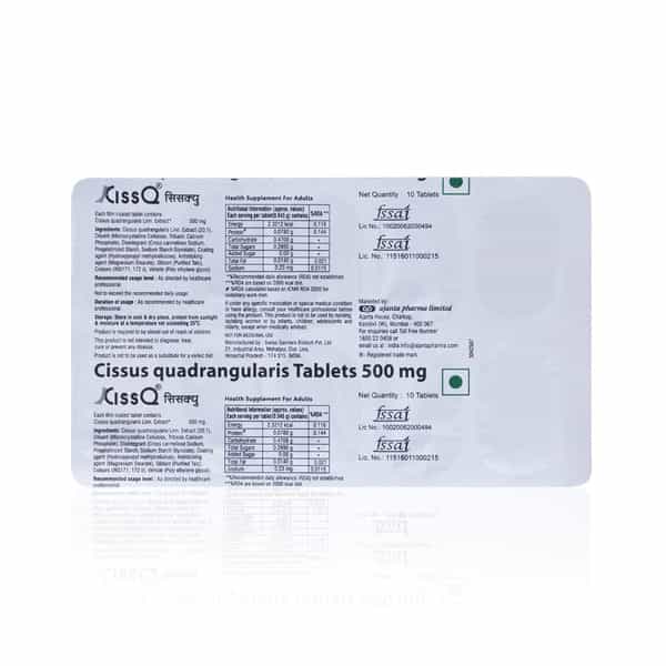 Cissq 500Mg Strip Of 10 Tablets