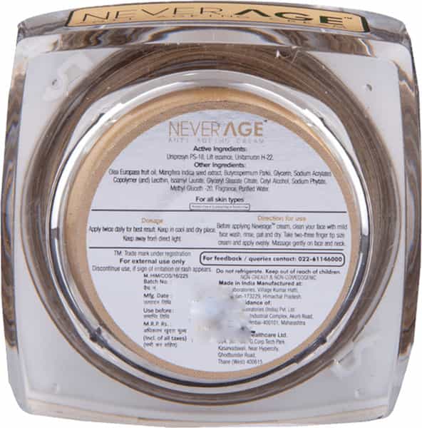 Neverage Anti Ageing Cream
