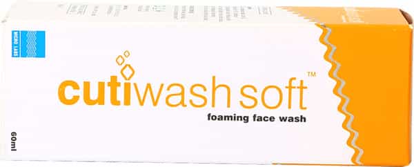 Cutiwash Soft | Foaming Face Wash | 60 Ml