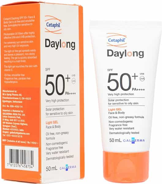 Cetaphil Daylong Oil Free Sunscreen Spf 50+ Pa++++ 50Ml