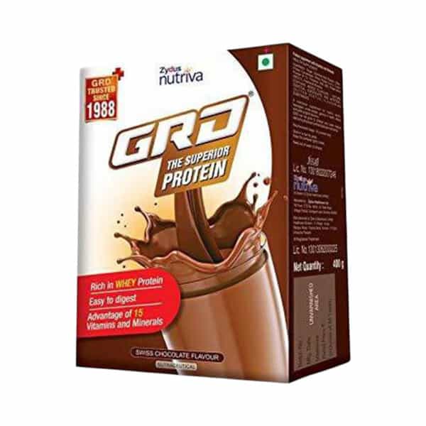 Grd | Whey Protein | Chocolate | Refill 400 Gm Oral Powder
