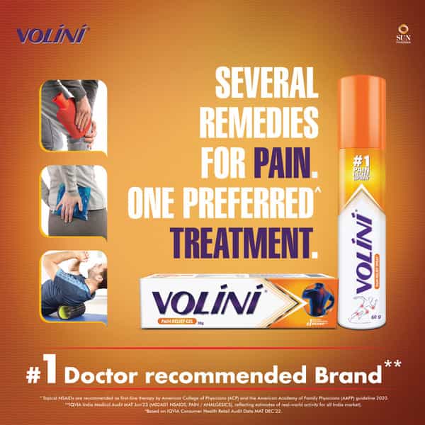 Volini Pain Relief Gel Tube Of 10 G