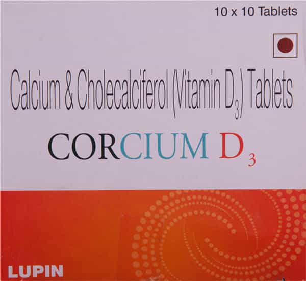 Corcium D3 Strip Of 10 Tablets